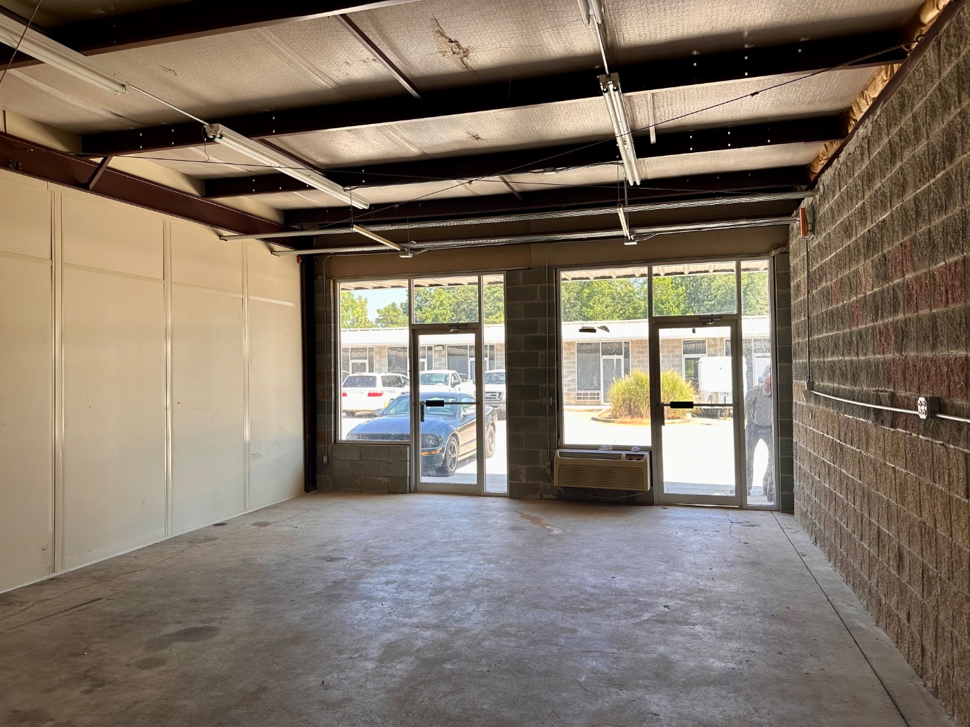 Office area inside a suite